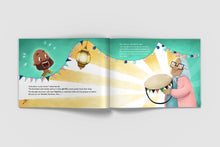 Load image into Gallery viewer, “Take Suhoor for there is blessing in it” Bukhari It’s Ramadan and Adam loves this special time of year, but there’s a growing problem; people in Adam’s neighbourhood are not waking up for the pre-fast meal (Suhoor) or the dawn prayer (Fajr). Sadly they are forgetting these important early morning activities for Ramadan, which have now become a distant memory. Can Adam’s father help to wake the people up in time by rising to the challenge of becoming the neighbourhood waker-upper, the Ramadan Drummer?