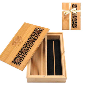 Wooden Incense Oud Bakhoor Burner Gift Box with