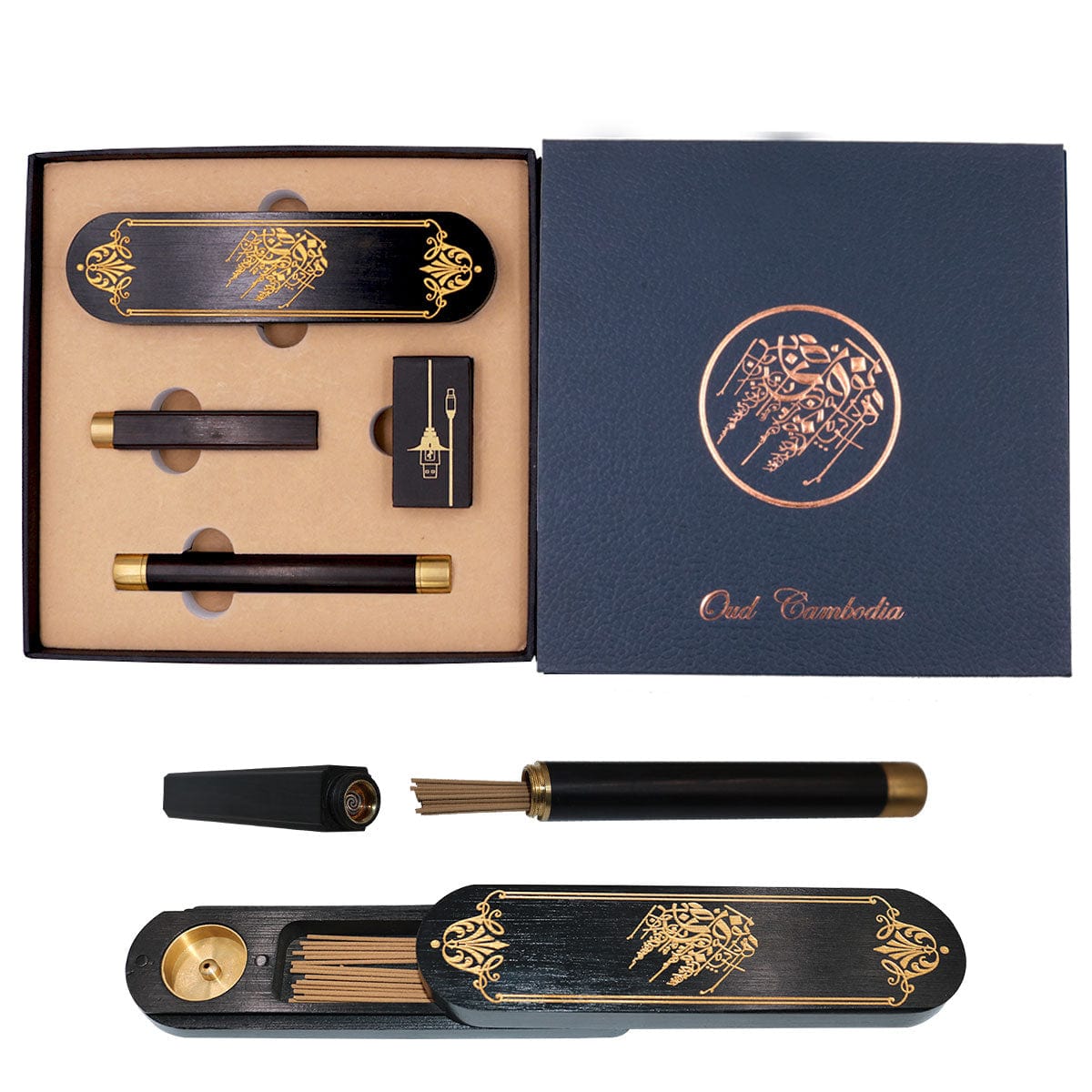 Oud Cambodia Luxury Bakhoor Incense Gift Box