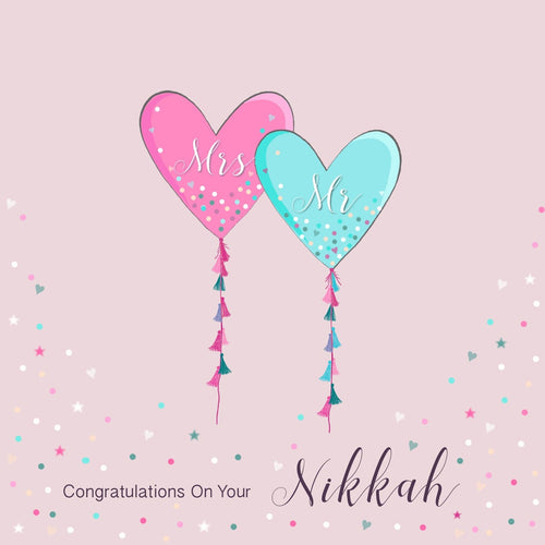Wedding - Congratulations on your Nikkah! | Wedding Anniversary Card