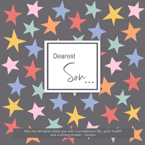 Best Wishes-May the Almighty bless you Son | Welcome Card For Students