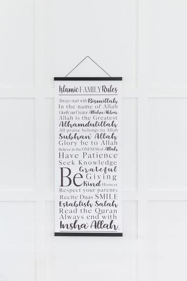 Islamic Family Rules Scroll