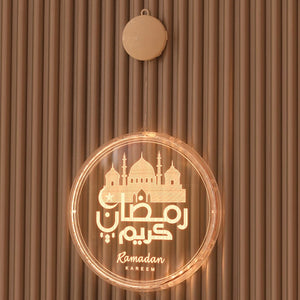 Ramadan Kareem LED Ring Light - Mosque