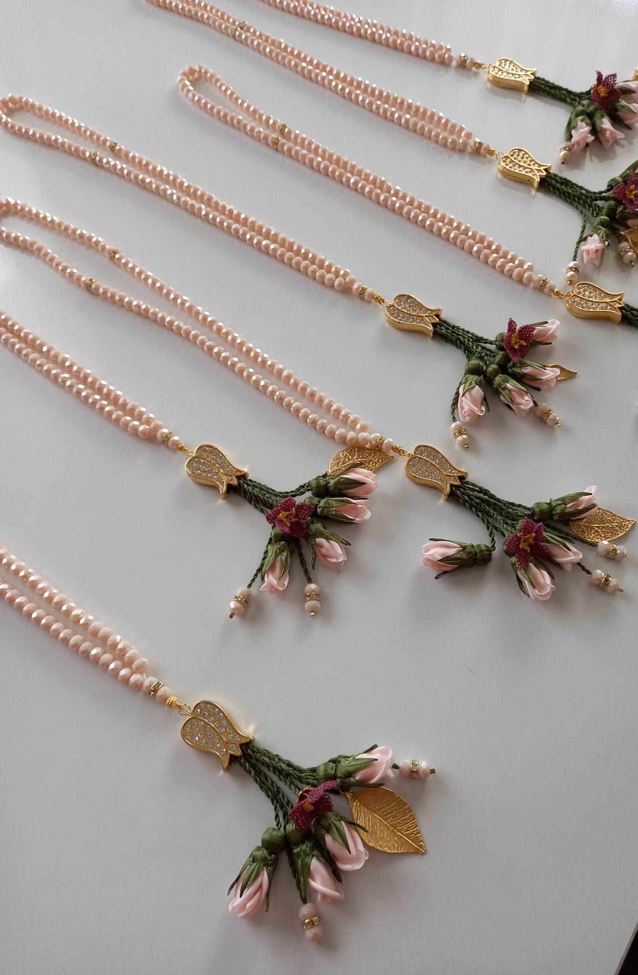 Peach Rose Tasbih | Tasbih Di Tangan