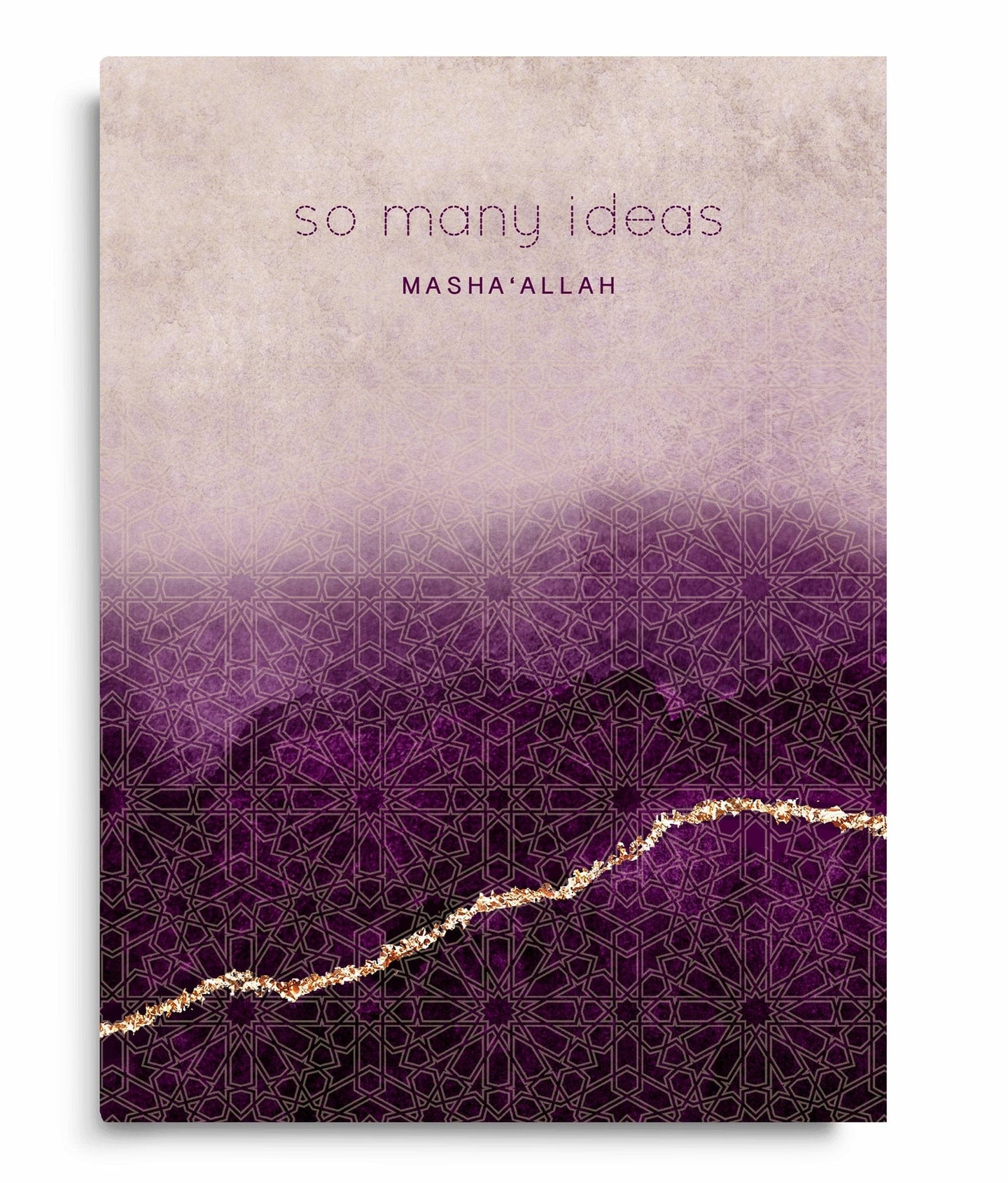 Notebook - So Many Ideas - Masha'Allah | Math Notebook