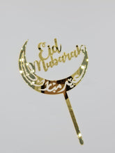 Load image into Gallery viewer, Eid Mubarak Acrylic Cake Topper
