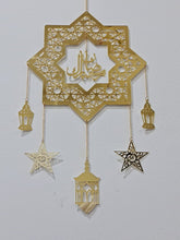 Load image into Gallery viewer, Acrylic Ramadan Kareem (Arabic) Star Hanging | Star Hanging Light

